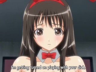 6424b3dec3545 Threesome with 2 Horny Girls on Clubhouse | Anime Hentai