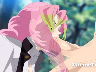 643d7caab496f Mitsuri takes Iguro to the forest to give him a rich blowjob - Demon Slayer