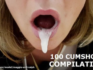646f6d2fa5e28 100 Times Swallowed COMPILATION, Blowjob, Cumshot , Oral Creampie, Cum in mouth, Facial