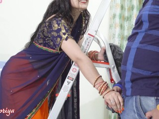 649b0a335c73c cute saree bhabhi gets naughty with her devar for rough and hard anal sex after ice massage on back