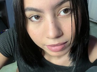 650b9ec5a8113 Sexy 18 year old amateur latina gets cum in her mouth POV blowjob