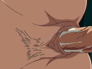 65f87c469c9f6 Girl Masturbates and Swallows Neighbor's Cock with Her Hairy Pussy