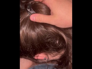 66778b48ed572 18 Year Old College Slut Gives Wet Slppy Blowjob In Car