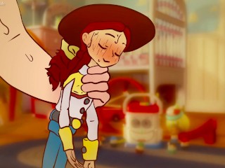 66d1555b4ae9a Turned a toy Jessie into a real GIRL (️ ω ️) Hentai Toy Story 2d (Cartoon)