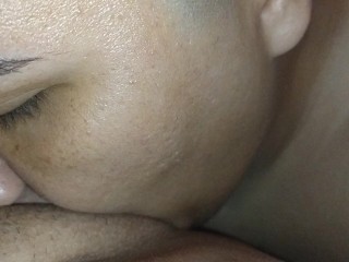 680a8fddb5bc9 extreme close up of pussy eating with eye contact before a rough missionary