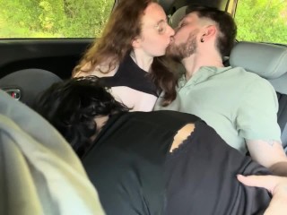 6814f06c25aab Two College Best Friends Seduced Their Uber Driver Into Having A Threesome|OF:leotheredhead