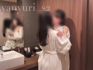 682e94cadccb3 [Amateur lesbian] In the bathroom with my girlfriend...♡[japanese]