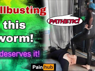 68333a644bb1a Training Zero Femdom Ballbusting CBT Bondage Punishment! Chastity Slave BDSM FLR Real Homemade