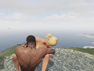 684b600ad2fd1 GTA Franklin Fucked Anal Tracey De Santa Made Her Cum at Mountain View Erotic Scene! Free Porn