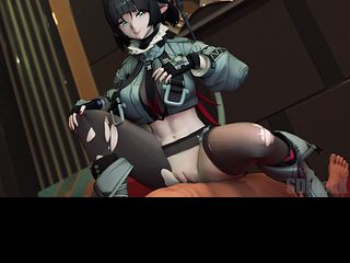 686012433379a Jane Doe hot cowgirl ride (Zenless Zone Zero)