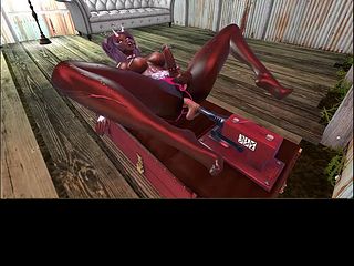6865a9dcea293 Femboy Moans On The Sex Machine, Cums With Multiple Orgasms, Ends With His Ass Gaping Wide.