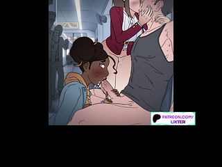 6867fff667919 HOTTEST TRAIN HENTAI STORY ANIMATION | HARD FUCK AND CREAMPIE CARTOON 60FPS