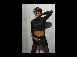 686e18e1a61ac Chastity Caged Sissy Femboy crossdresser getting fucked by a 7 inch toy