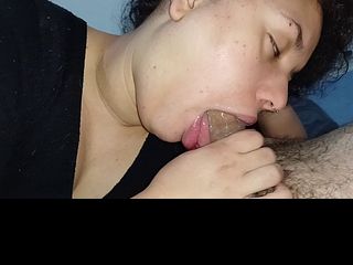 6871026d7cd84 EXTREME POV, wet mouth with lust, sucking and sucking the cuckold's cock