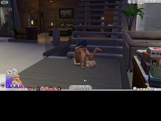 68766dfbe655f Raw Stairway Ass-Eating and Strap-On with Jamie & Catalina in Sims 4