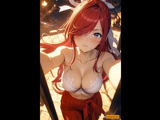 687b28019ffbe Sexy Redhead Anime Girl