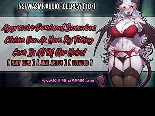 688aaecb4fd7e ASMR - Dominant Succubus Claims You By Getting All Holes Filled! Hentai Anime Audio Roleplay