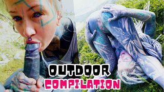 6892f322c973c Outdoor Compilation - PUBLIC SEX - ANAL, squirt, real couple in nature