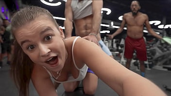 video.ohboiemcf28 Cheating Teen Caught Having Sneaky Sex in the Gym by Her BF!