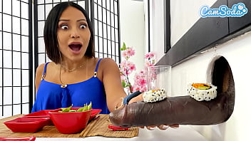 video.ohlloof11ff Big Tit Lesbian MILFs Sushi Glory Hole Experience - BBC Blowjob and Cute Asian Teen