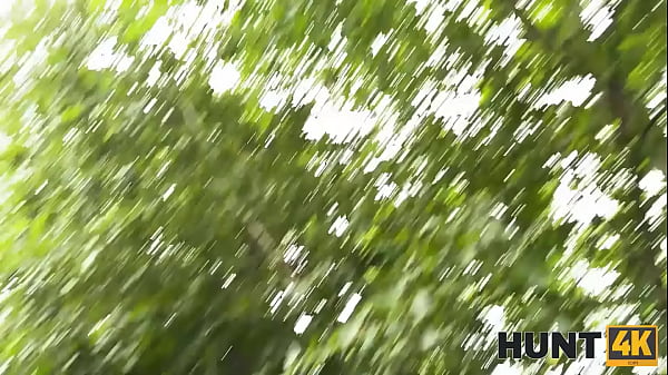 HUNT4K. Hunter loved the outdoor sex with a hot brunette chick