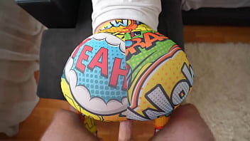 video.ohvbkdf53c8 Caught my stepsister masturbating and fucked her, tearing her leggings on her big ass