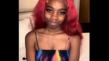 video.otaeldv960e Red hair Ebony Slim Goody Sick big black cock!
