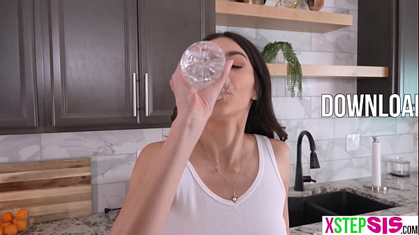 Tiny stepsis dared stepbro to spank her and later to fuck her