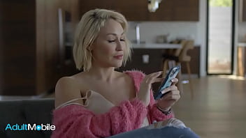 video.otfmfdf79b6 ADULTMOBILE - Bombshell MILF Gets Her Tits And Body Painted With Her Horny Stepson's Cum
