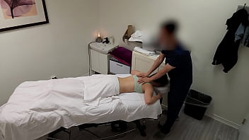 video.otiitcf1f21 A gorgeous Japanese waitress who was like "no, no, no, I have a boyfriend" when her massage therapist was about to fuck her pussy, but she finished her massage with a big smile on her face