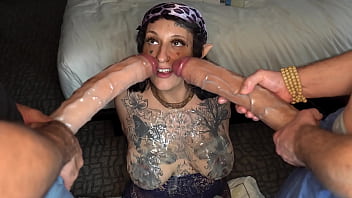 video.otpitihd85a Hippie Chick with Big Tits Anal Double Penetration 2 Huge Hard Cocks Hardcore VS World Biggest Cock