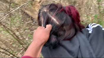 video.otvitihee70 Emo slut gets fucked on tree stump in public