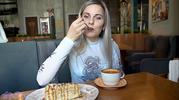 video.ucbapbkb54f Remote Controlled Vibrator In Crowded Cafe - Letty Black