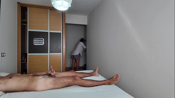 video.udadmlof8f4 Full video hereI Jerk off in Front of the Cleaning Lady at the Hotel