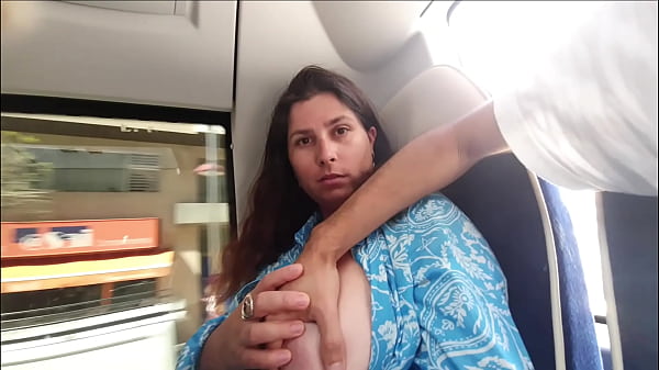video.udtmckb3d2f Stepson Suddenly starts Touching his Busty Stepmom's Tits and Pussy in the Bus after work