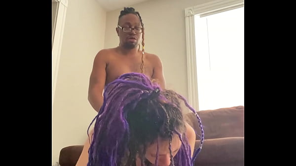 Full video hereBroke purple dreadhead takes hard dick in rough pounding