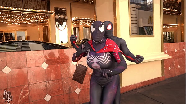 Spiderman "Across The Pussy Universe" Starring Ebony Mystique & Gibby The Clown — video thumbnail