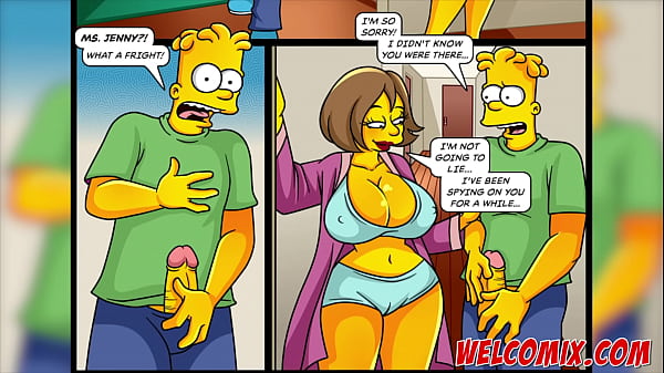 Fucking the hot mother-in-law! Simptoons, Simpsons porn — video thumbnail