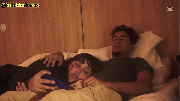 Watching a movie with my stepsister and I couldn't help but put my penis in her mouth when she lay on my legs — video thumbnail
